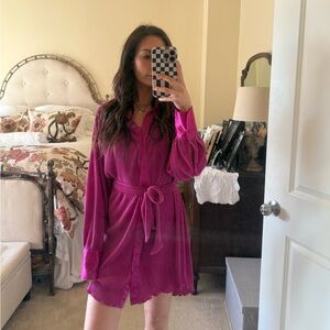 12th Tribe Vibrant Pink Robe